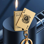Mini Metal Inflatable Keychain Lighter