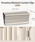 Strong Adjustable Magnetic Curtain Clip Set