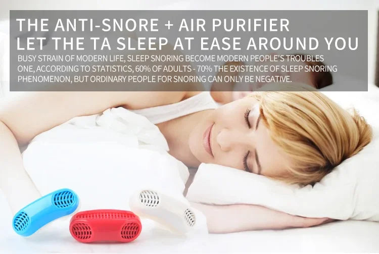 2-In-1 Anti Snoring Nose Clip