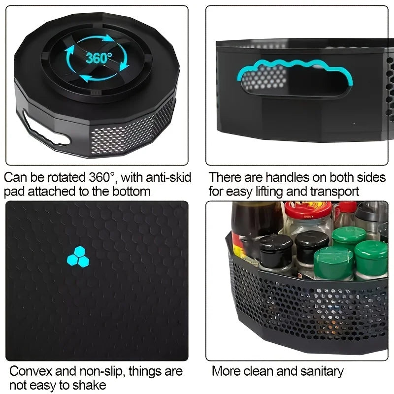 360° Rotating Multi-Usable Storage Tray