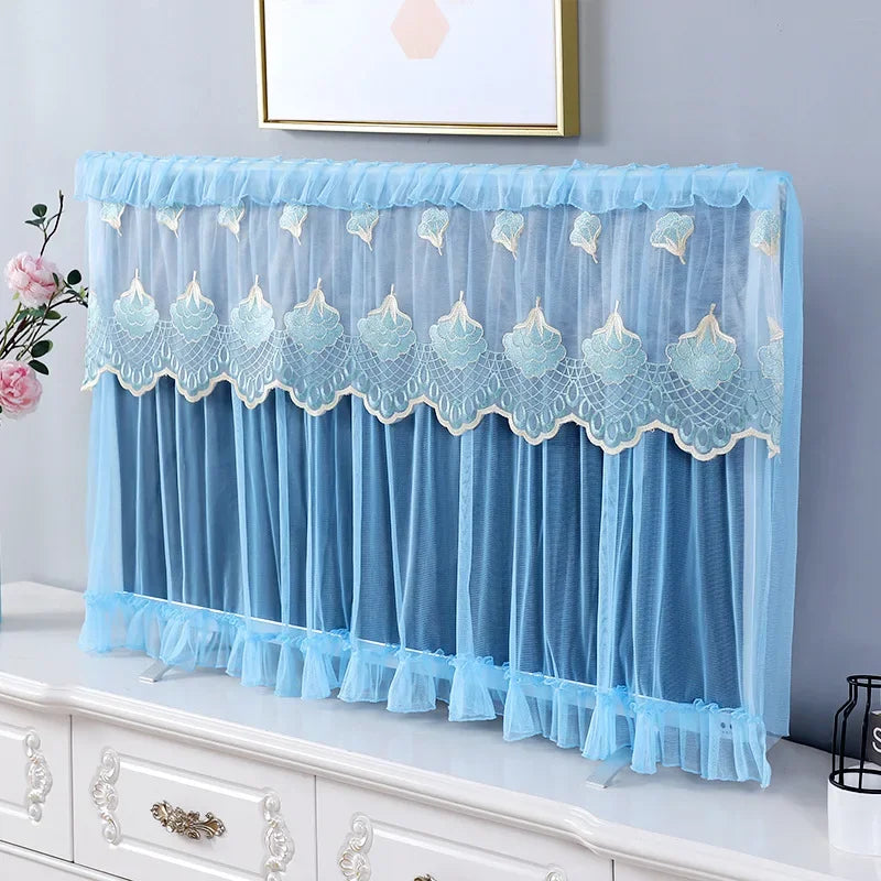 Multi-Size Lace Fabric TV Cover