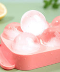 3D Round 26 Cells Ice Ball Tray With Lid