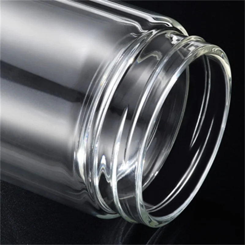 Leakproof Portable High-Grade Glass Water Bottle (500 ML)