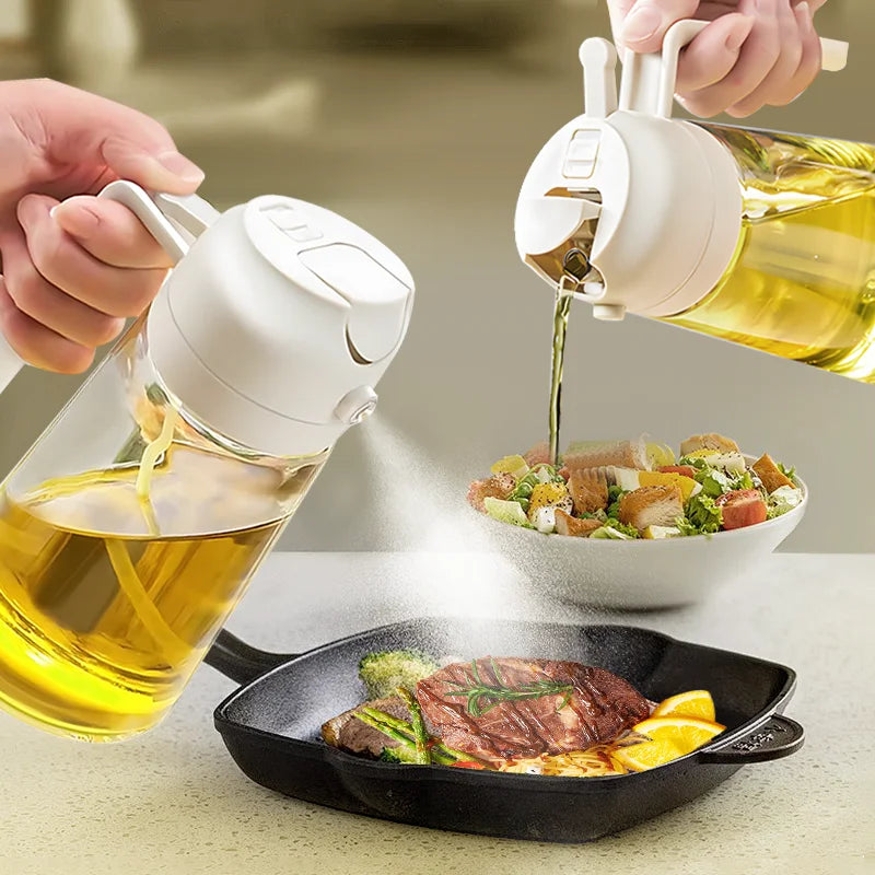 2 in 1 Cooking Oil Sprayer & Dispenser