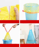 High Quality Kitchen Garbage Bags With Handle (5 Rolls)
