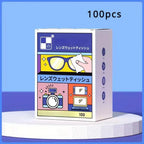 Lens & Screen Cleaning Wipes (100 Pcs)