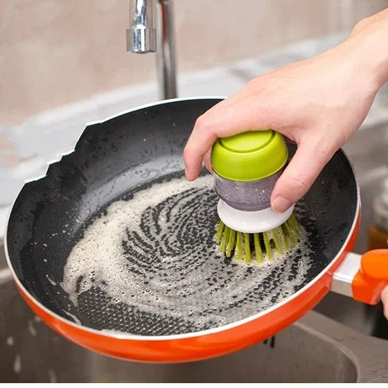 Multi Use Soap Dispensing Brush With Tary