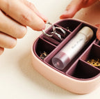 Mini Portable Jewellery Box With Mirror