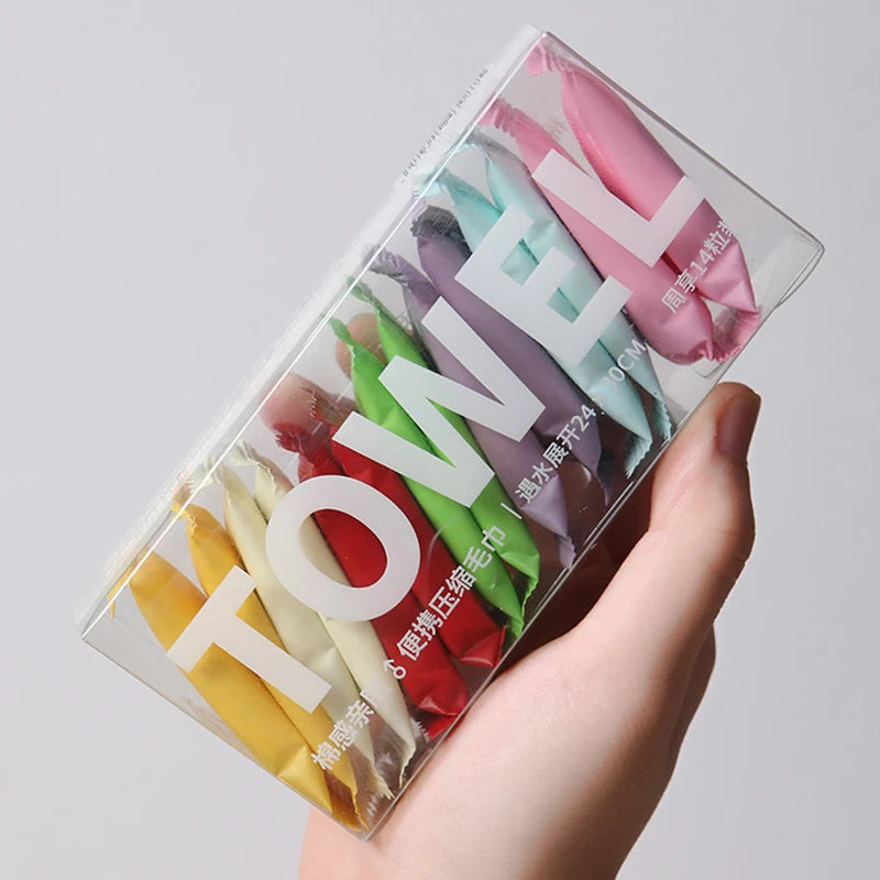 14 Pcs Disposable Portable Travel Towel