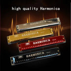 24 & 10 Holes Metal Harmonica Mouth Organ