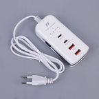 66W 4 Ports USB C Type Fast Charging Adapter