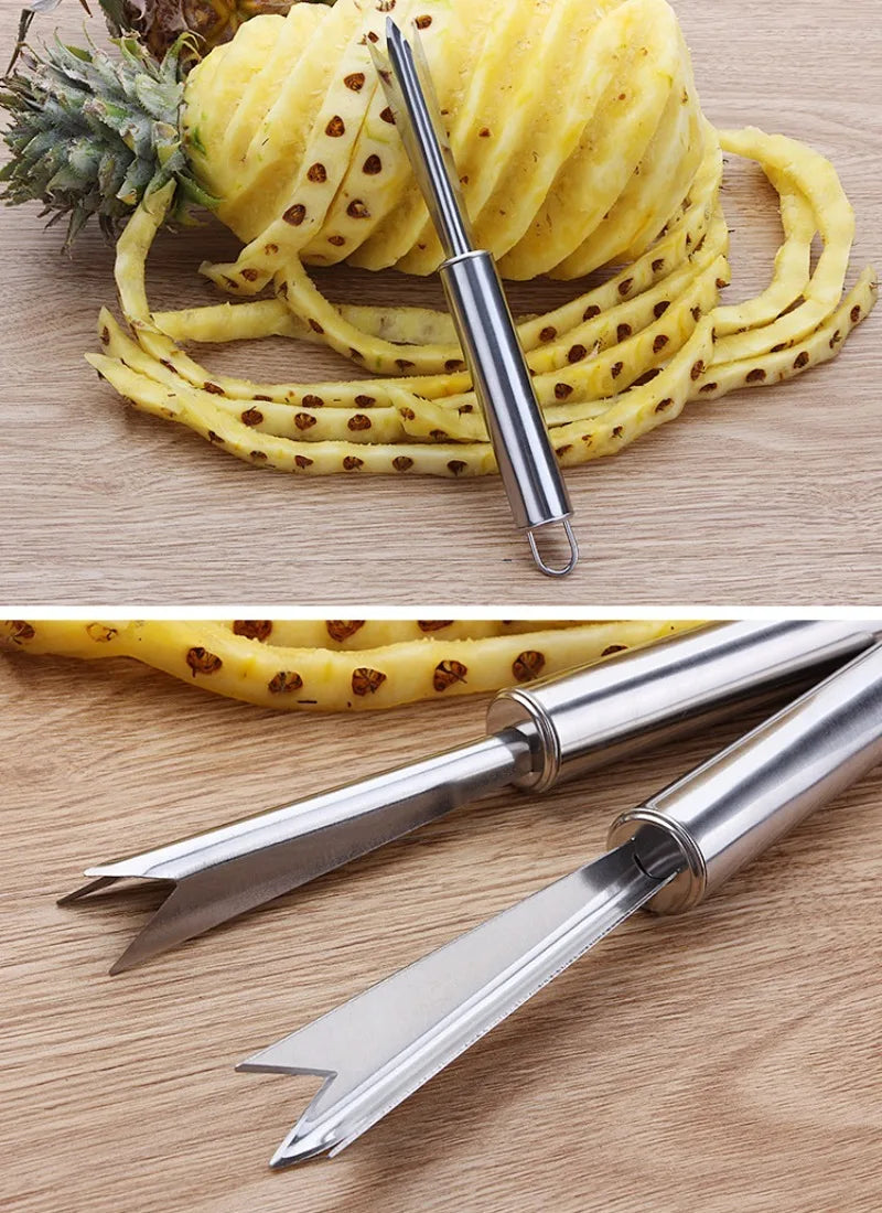 Stainless Steel Pineapple Peeler & Knife