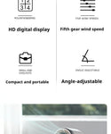 5-Speed Foldable Handheld Turbo Fan