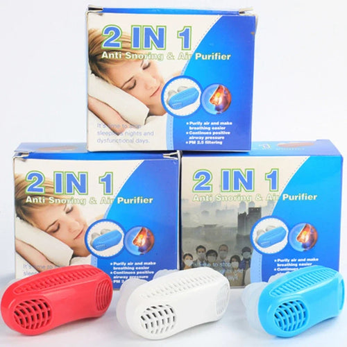 2-In-1 Anti Snoring Nose Clip