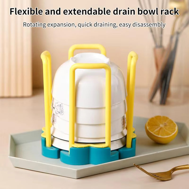 Home Kitchen Adjustable Dish Bowl Holder