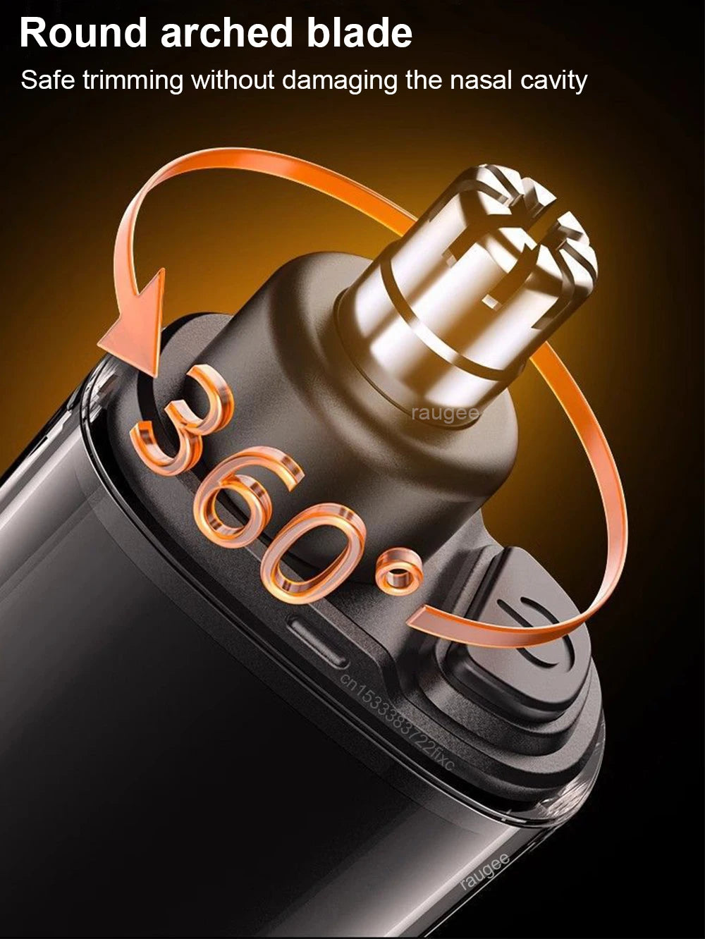 Rechargeable Electric Travel Nose Hair Trimmer