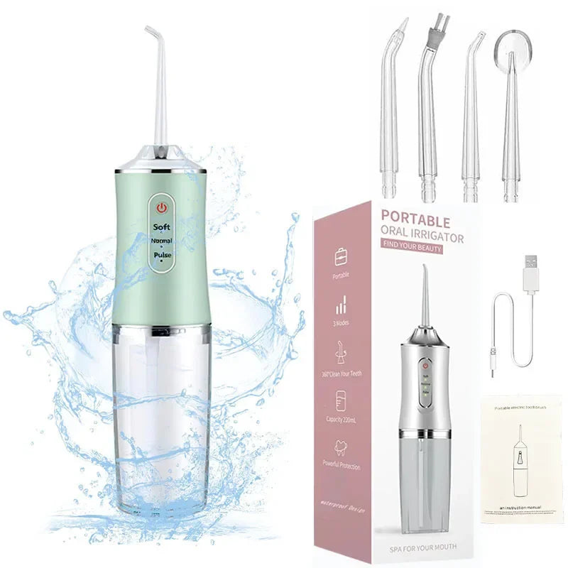 Rechargeable Water Irrigator Dental Flosser