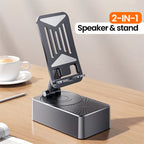 Rotatable Mobile Stand With Bluetooth Speaker