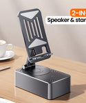 Rotatable Mobile Stand With Bluetooth Speaker