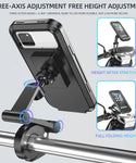 360° Waterproof Motorcycle Mobile Phone Holder