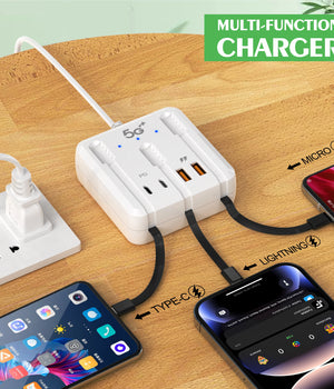 66W Multiport PD Type-C USB Charger