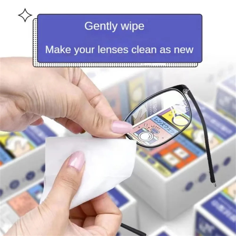 Lens & Screen Cleaning Wipes (100 Pcs)