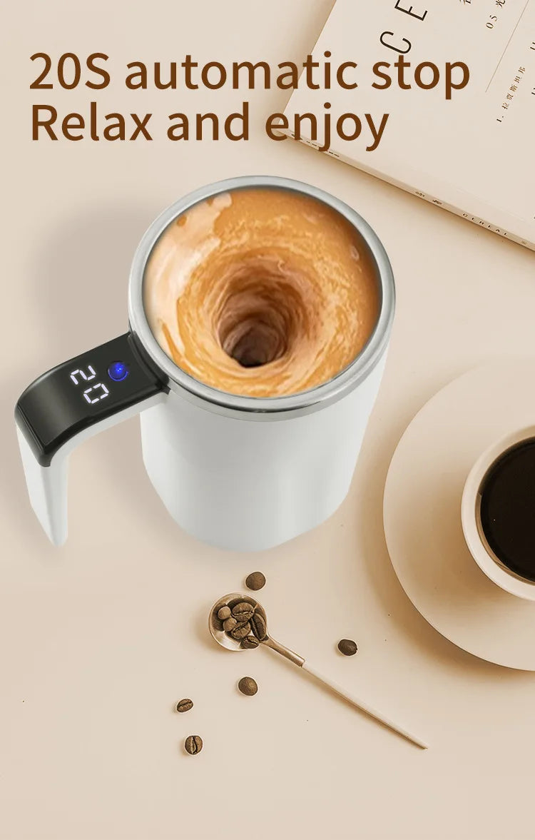 Smart Temperature LED Auto Magnetic Stirring Cup