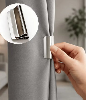 Strong Adjustable Magnetic Curtain Clip Set