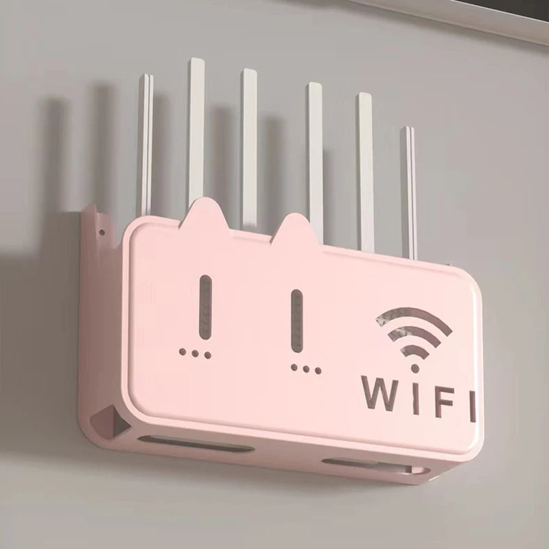 Wall Mount Strong Adhesive Router Stand
