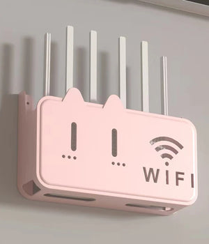 Wall Mount Strong Adhesive Router Stand