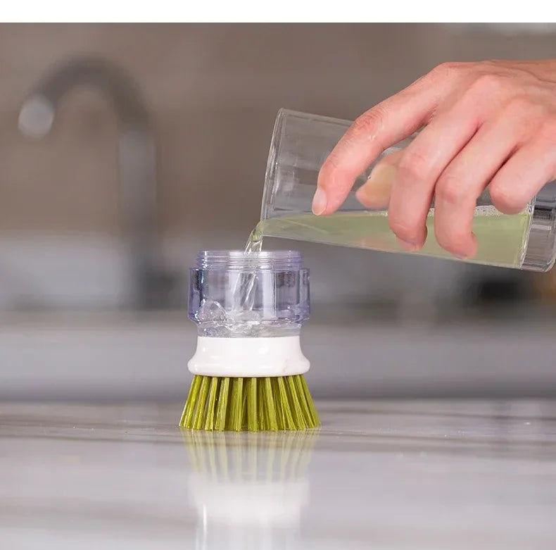 Multi Use Soap Dispensing Brush With Tary