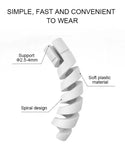 Spiral Silicone Cable Wire Protector (4 Pcs)