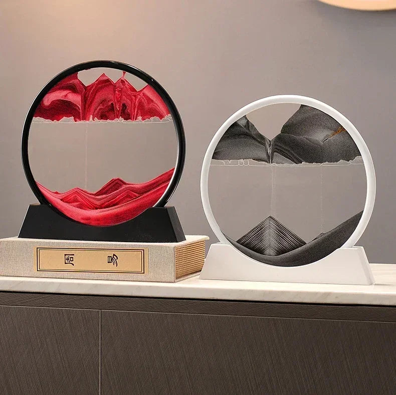 3D Dynamic Sandscape Hourglass Art Frame