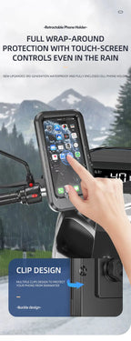 360° Waterproof Motorcycle Mobile Phone Holder