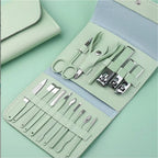 16 Pcs Portable Nail Clipper Manicure Set
