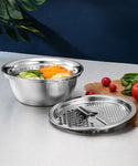 3-in-1 Stainless Steel Vegetable Slicer Drain Basket