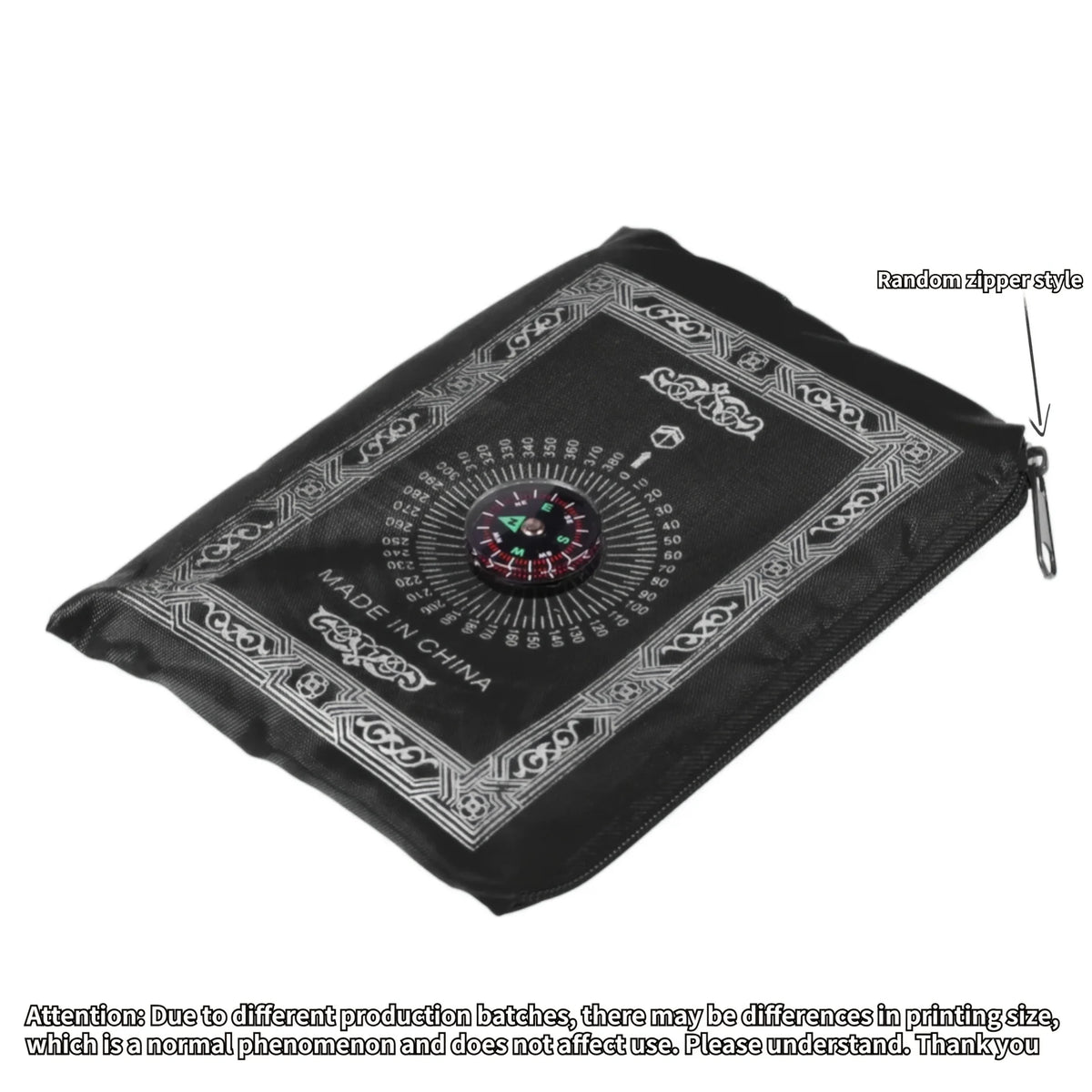 Portable Travel Prayer Mat With Compass
