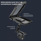 360° Waterproof Motorcycle Mobile Phone Holder