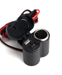 Motorcycle USB Waterproof Charger With Lighter