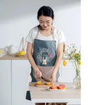 Kitchen Oil-Proof Hand Wiping Apron