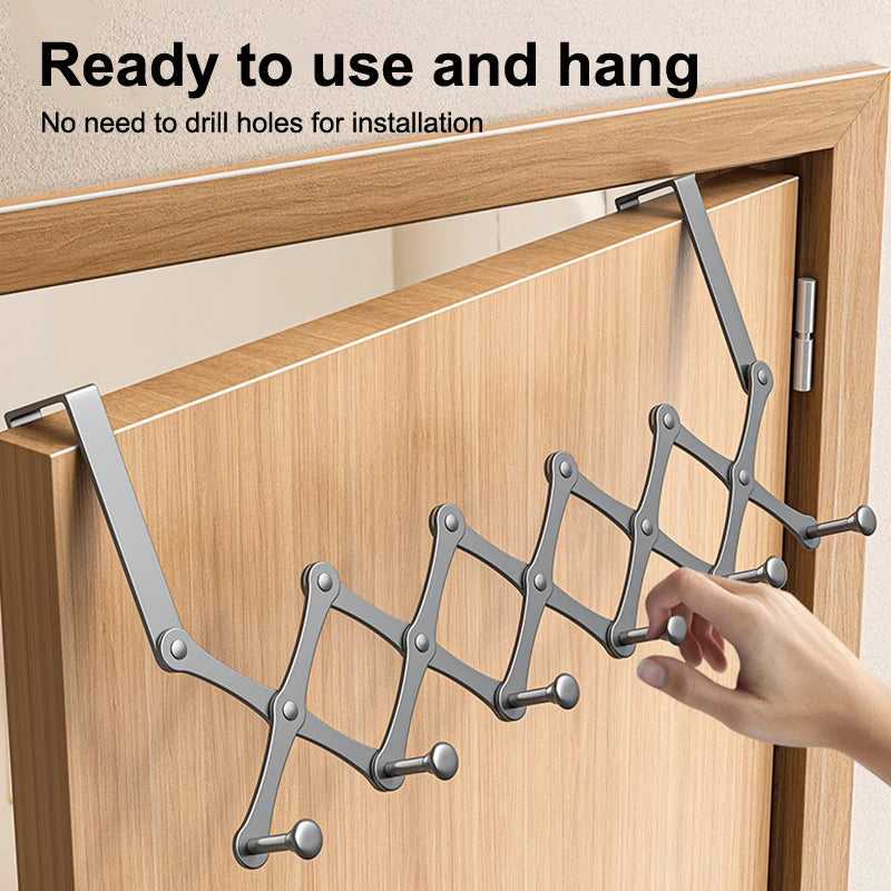 Foldable Stainless Steel Door Accessories Hanger