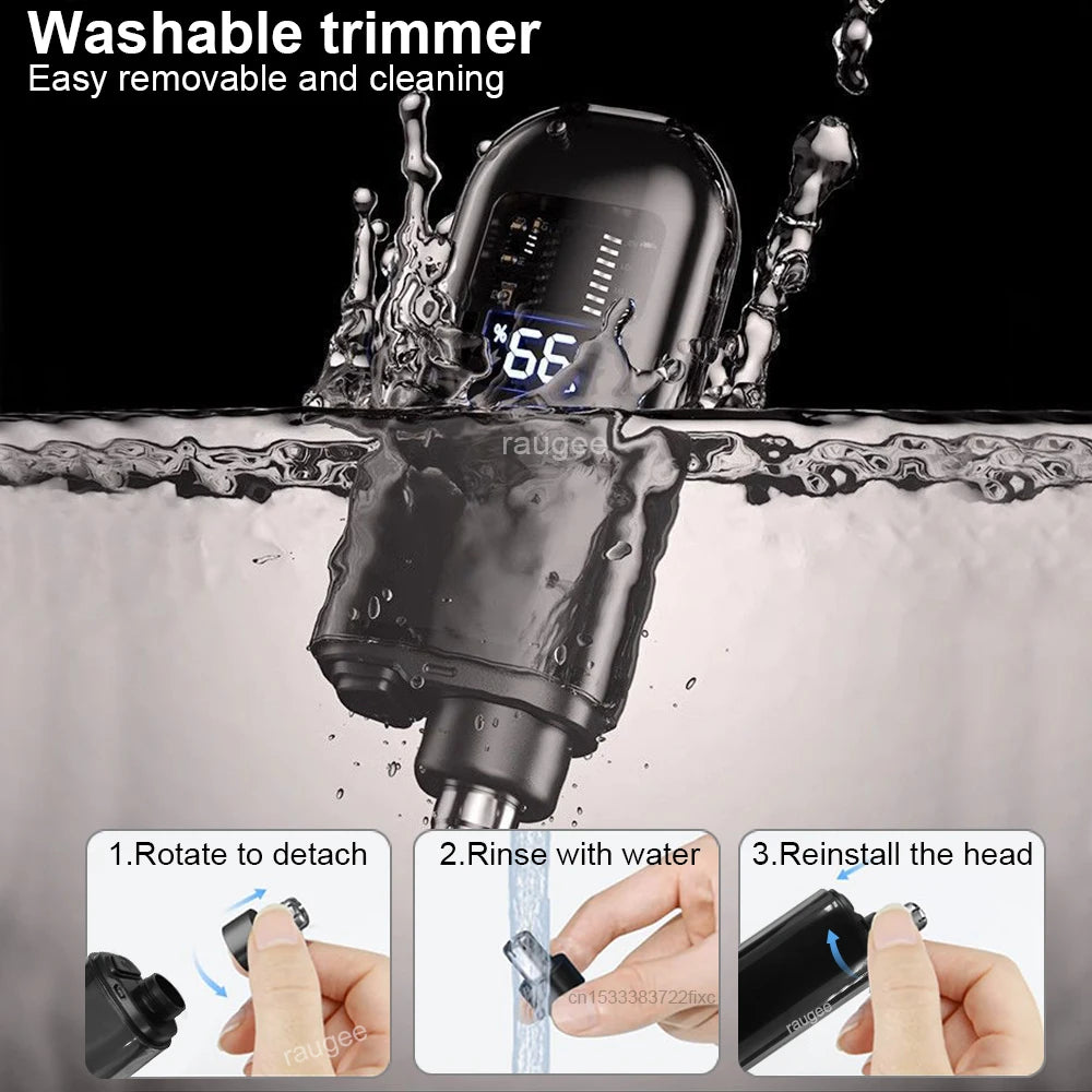 Rechargeable Electric Travel Nose Hair Trimmer