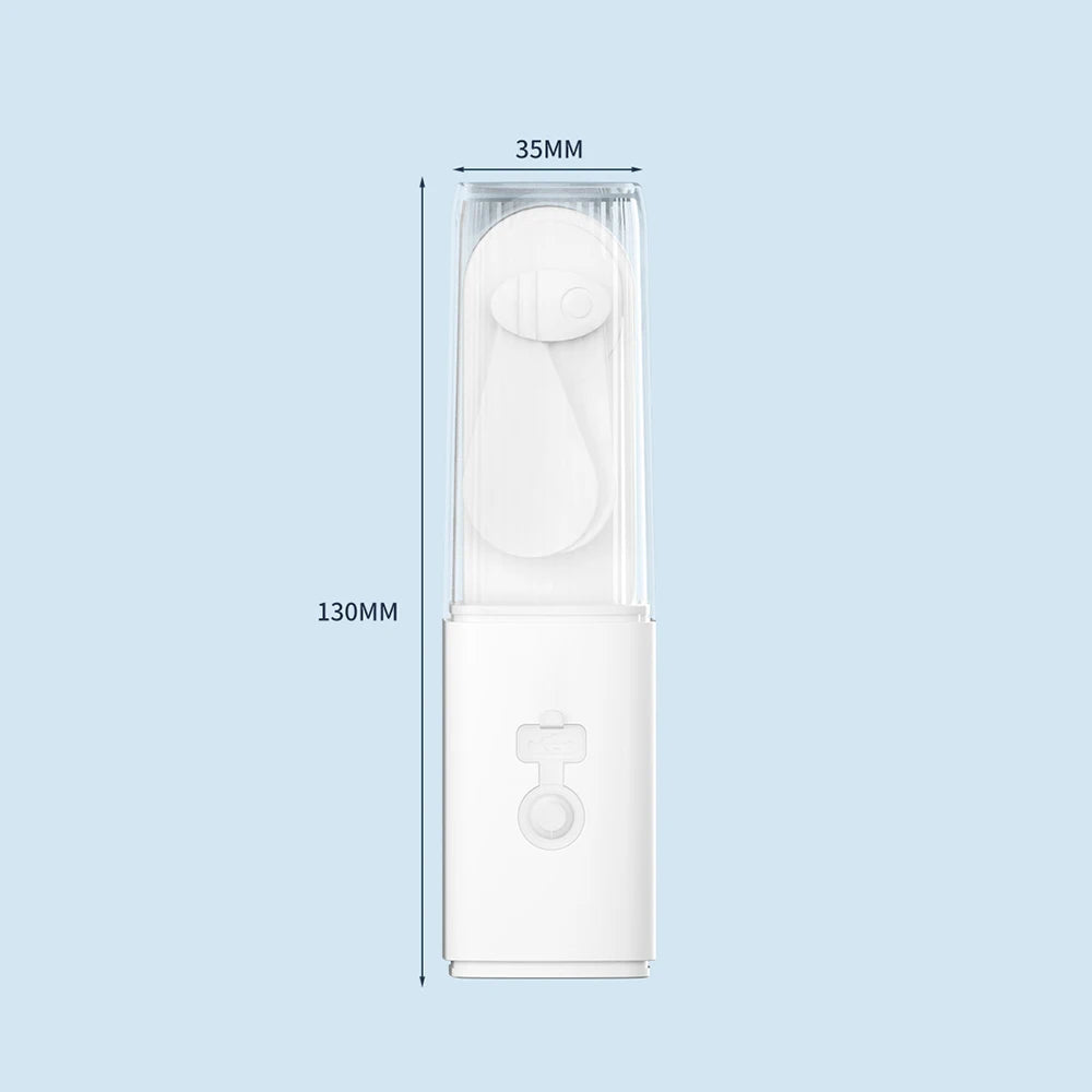 Rechargeable Mini Fan with Torch Light