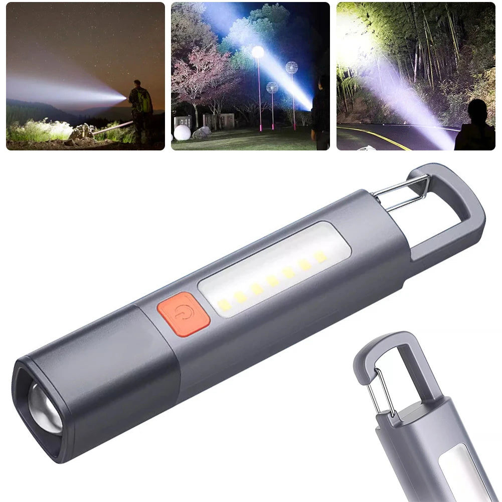 Rechargeable Waterproof Zoomable LED Torch