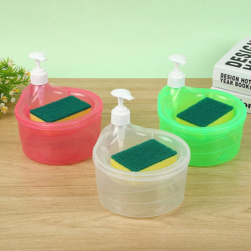 2-in-1 Dish Washing Soap Dispenser