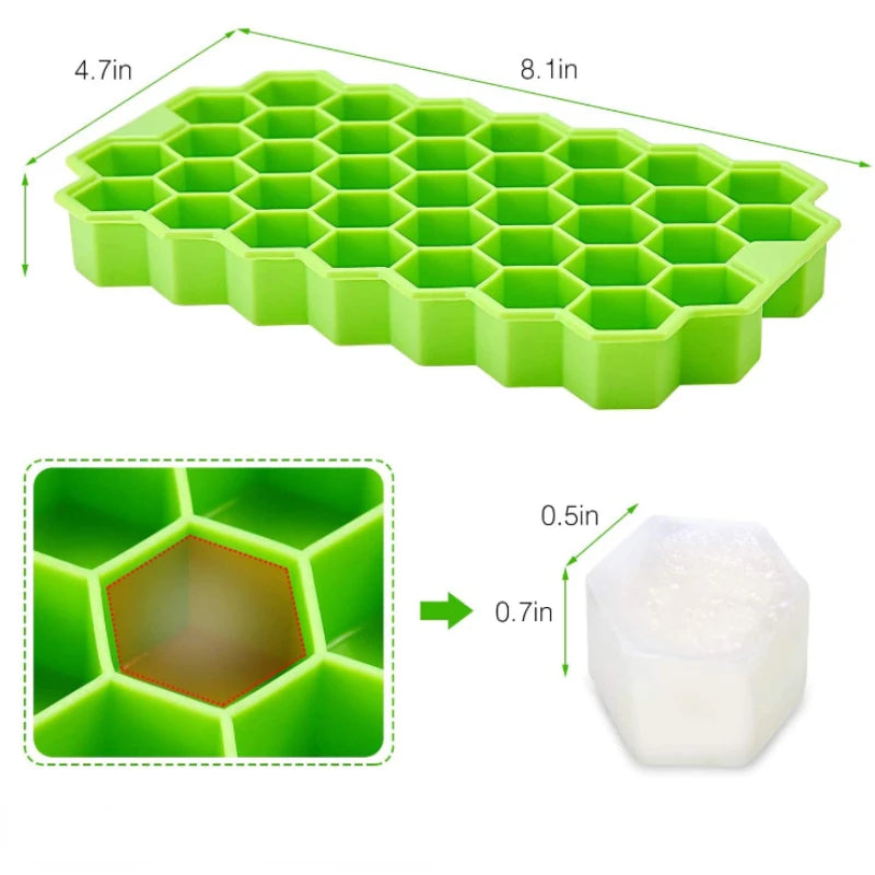 Honeycomb Silicone Ice Cube Tray