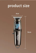 Kemei Professional Smart Display Rechargeable Trimmer