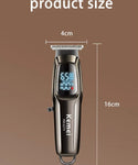 Kemei Professional Smart Display Rechargeable Trimmer