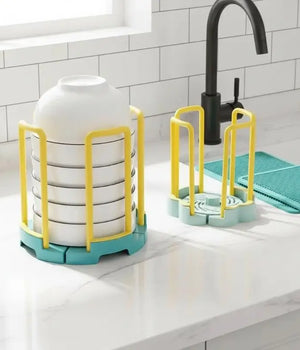 Home Kitchen Adjustable Dish Bowl Holder