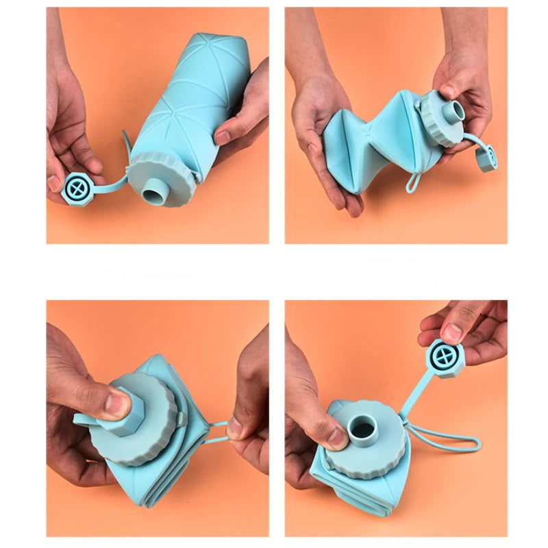Silicone Folding Travel Water Bottle